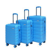 3 Piece Set Suitcase Luggage - SKY BLUE