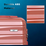 3 Pieces Set Suitcase Luggage - SILVER