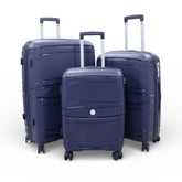 3 Pieces Set Suitcase Luggage - NAVY BLUE