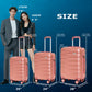 3 Pieces Set Suitcase Luggage - SILVER