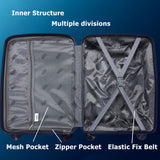 3 Pieces Set Suitcase Luggage - NAVY BLUE